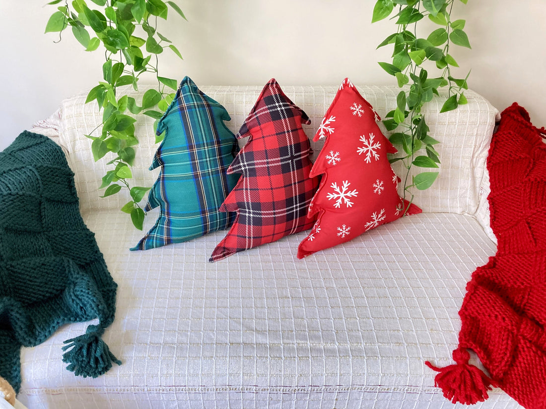 Tree-Shaped Cute Christmas Pillow