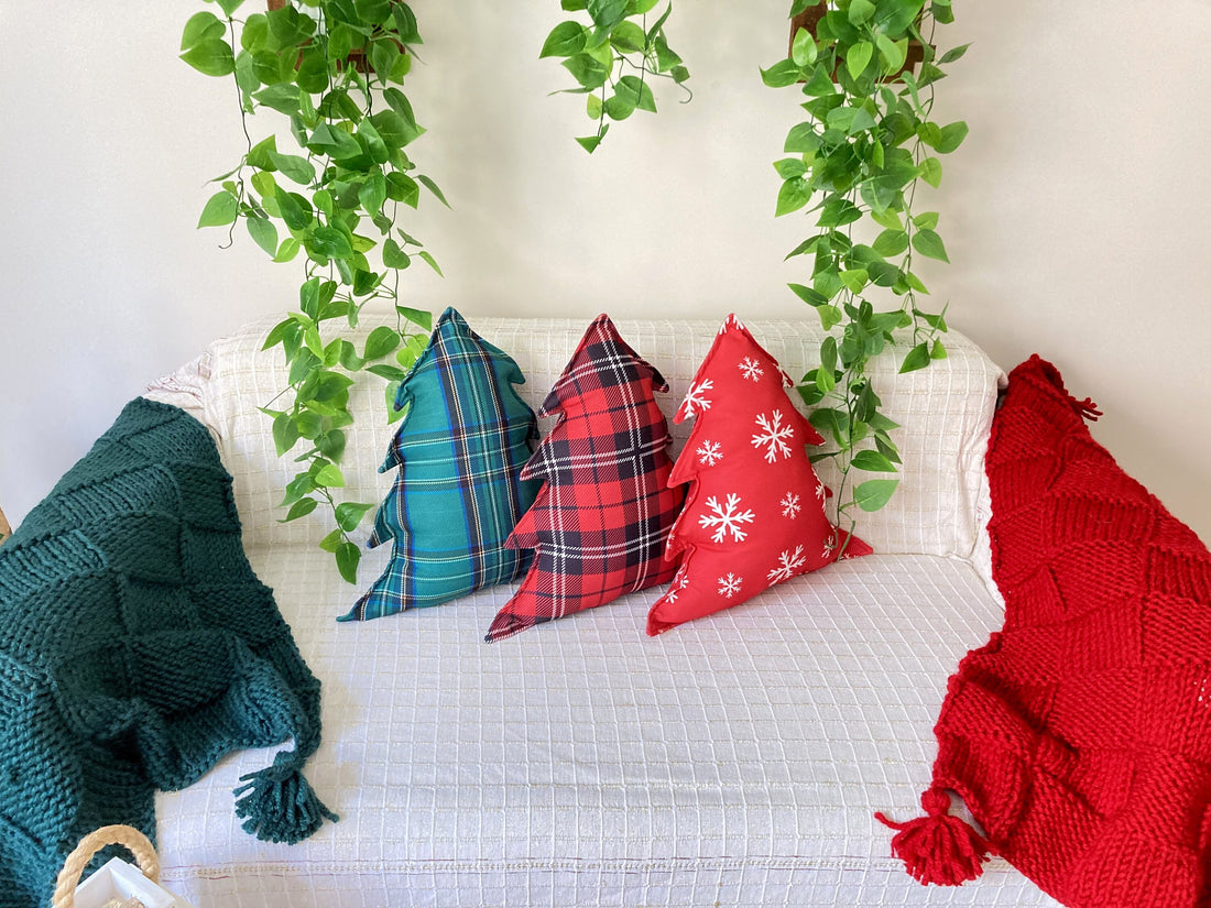 Tree-Shaped Cute Christmas Pillow