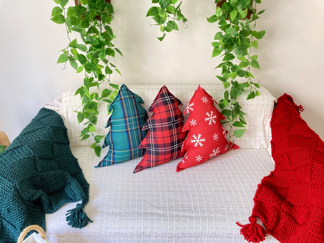 Tree-Shaped Cute Christmas Pillow