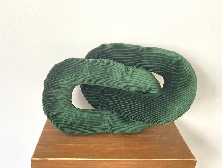 Emerald Green Chain Link Pillow