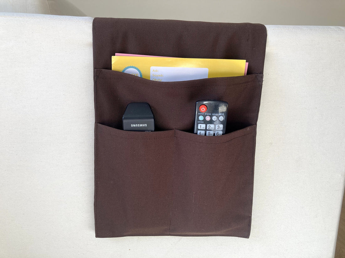 Brown Armrest Organizer