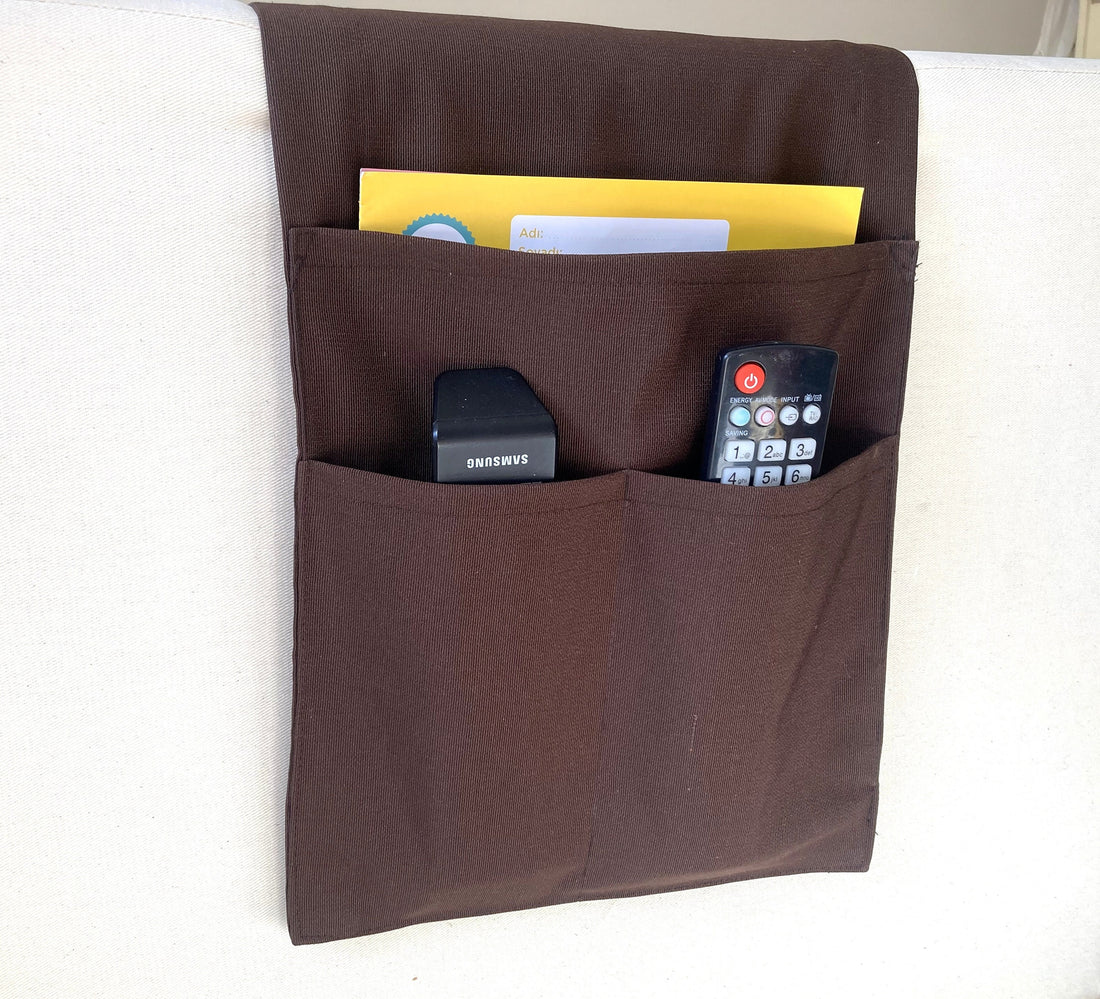 Brown Armrest Organizer