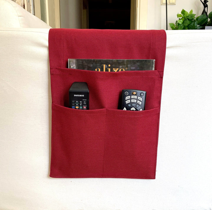 Burgundy Armrest Organizer