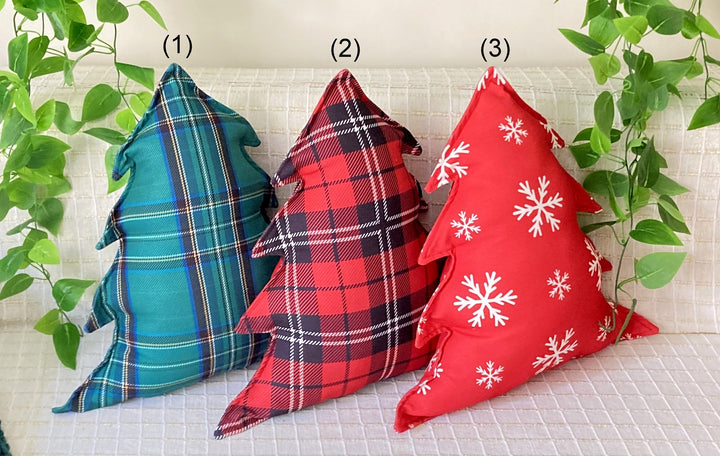 Tree-Shaped Cute Christmas Pillow