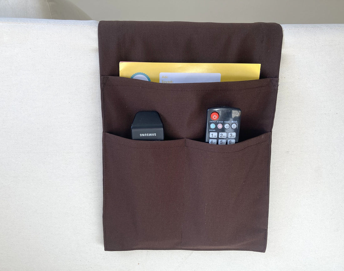 Brown Armrest Organizer