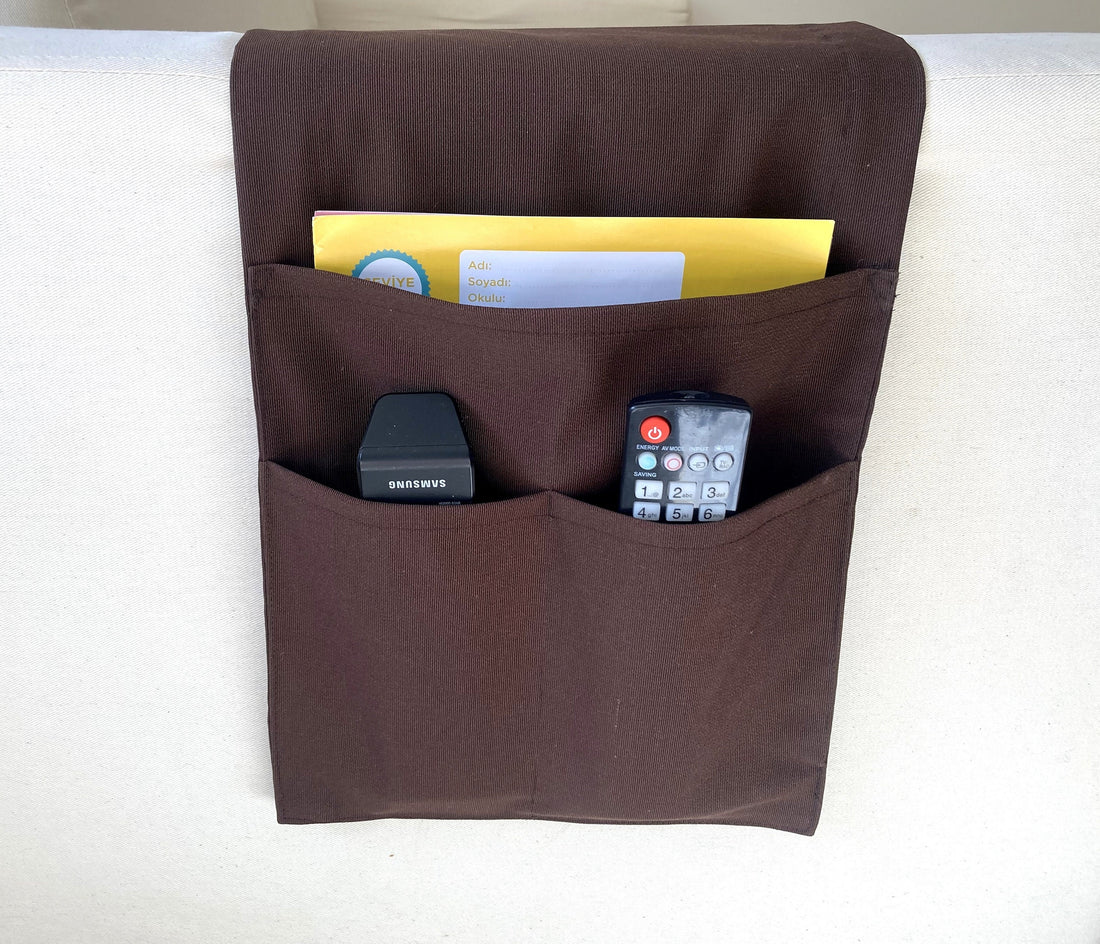 Brown Armrest Organizer