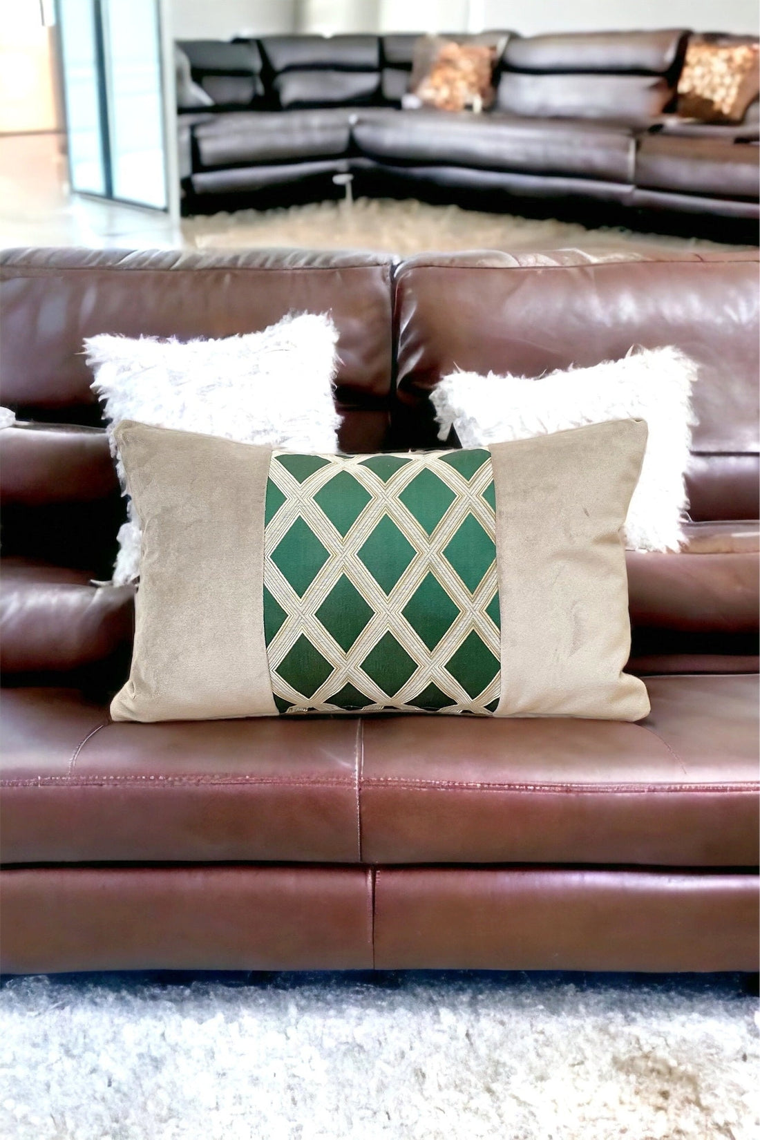 Emerald Green Velvet Pillow Cover