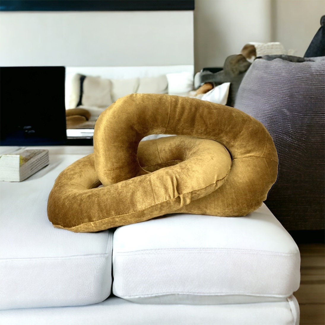 Modern Design Chain Link Pillow