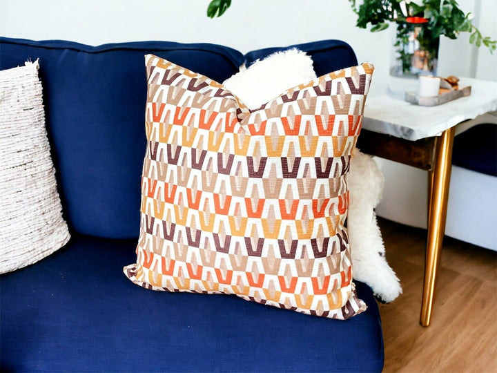 Geometric Velvet Pillow Cover