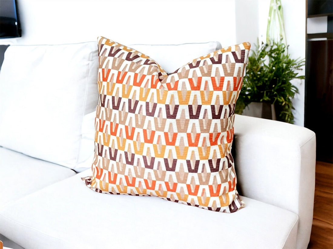 Geometric Velvet Pillow Cover