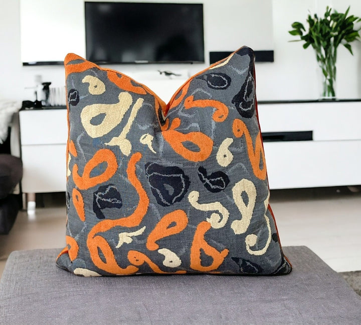 Unique Velvet Geomatric Design Pillow Cover