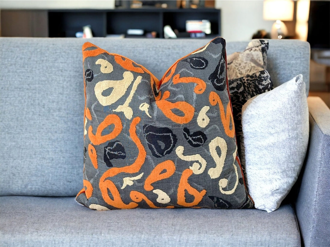 Unique Velvet Geomatric Design Pillow Cover