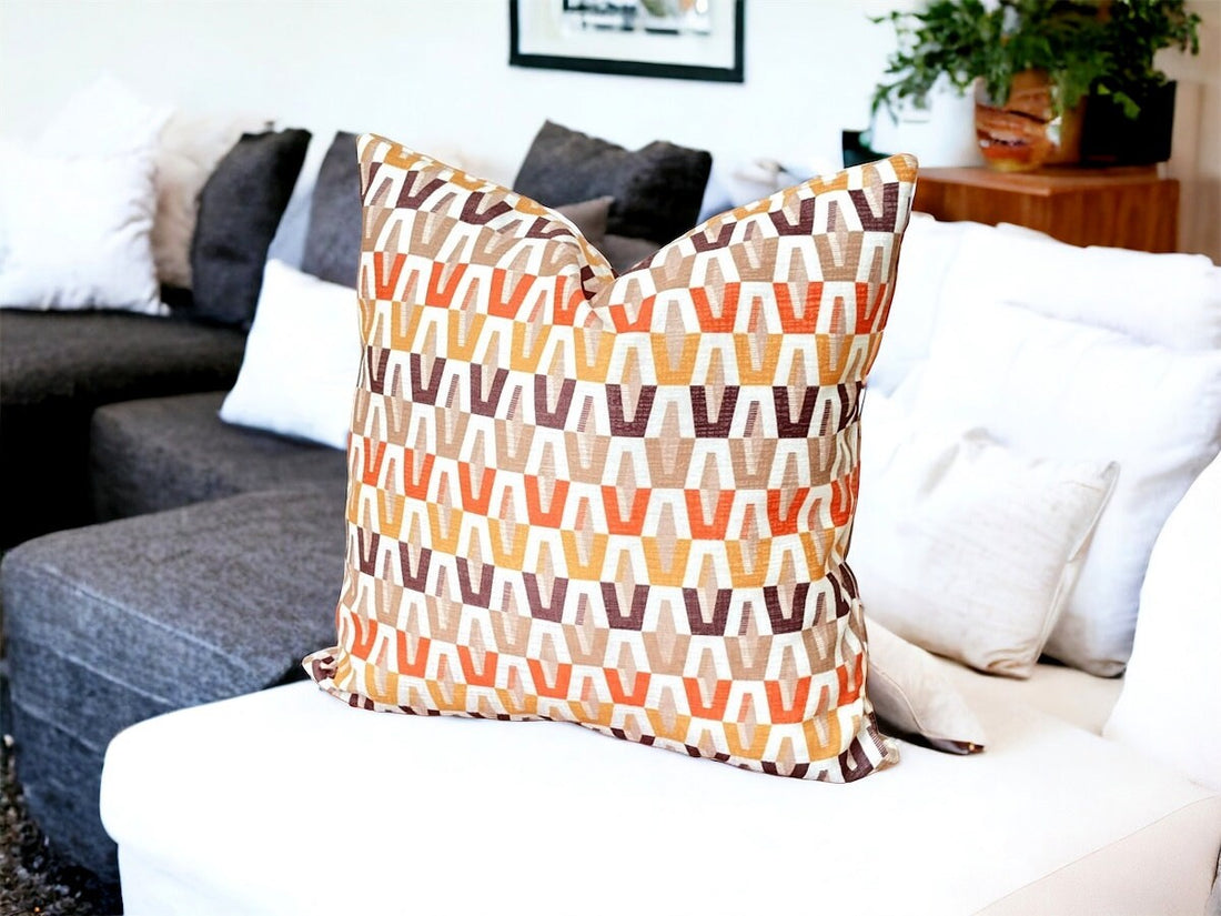 Geometric Velvet Pillow Cover