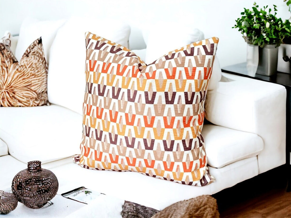 Geometric Velvet Pillow Cover