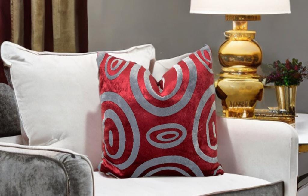 Geometrical Velvet Pillow Cover