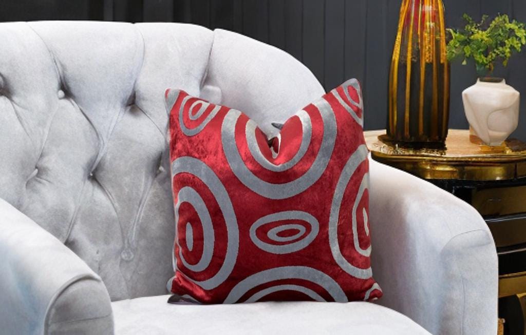 Geometrical Velvet Pillow Cover