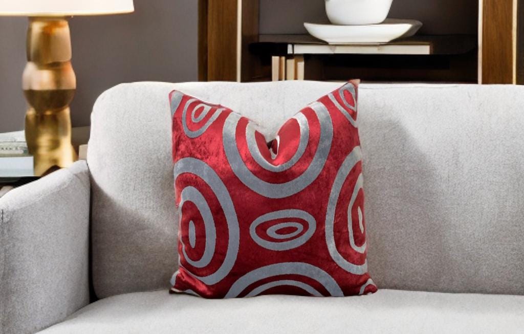 Geometrical Velvet Pillow Cover